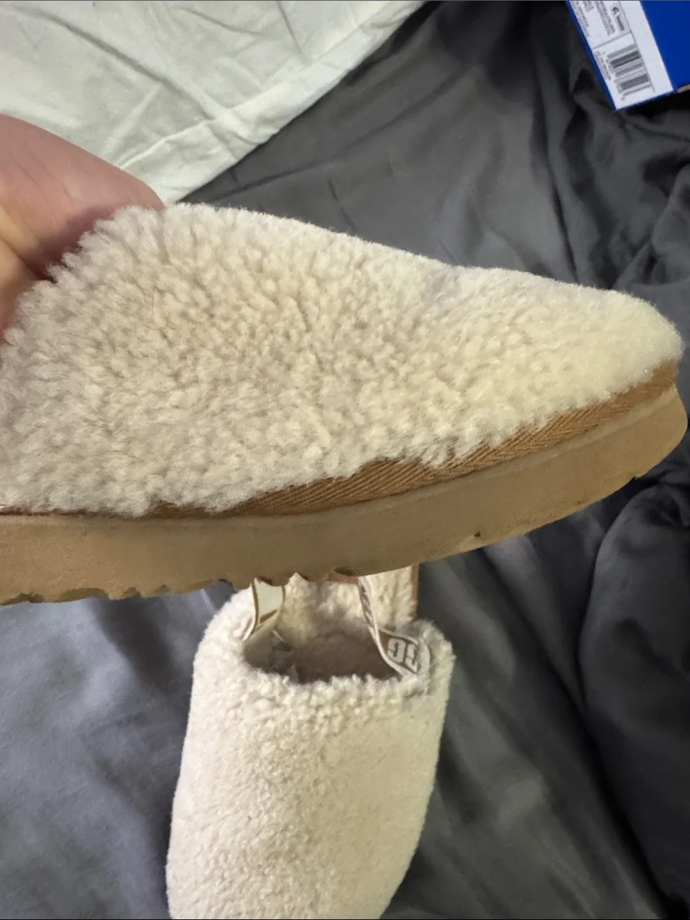 UGG plush shearling